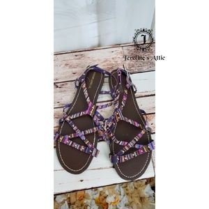 NWOT Mossimo Supply Co. Bohemian Print Sandals